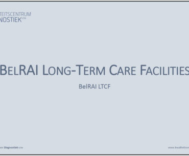BelRAI Long Term Care Facilities (LTCF): instrument
